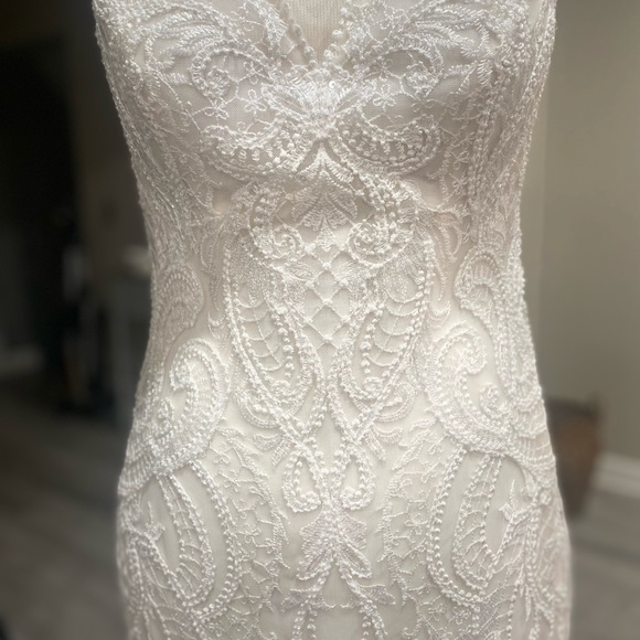 NWT Maggie Sottero BEADED MERMAID WEDDING Gown - Picture 6 of 13